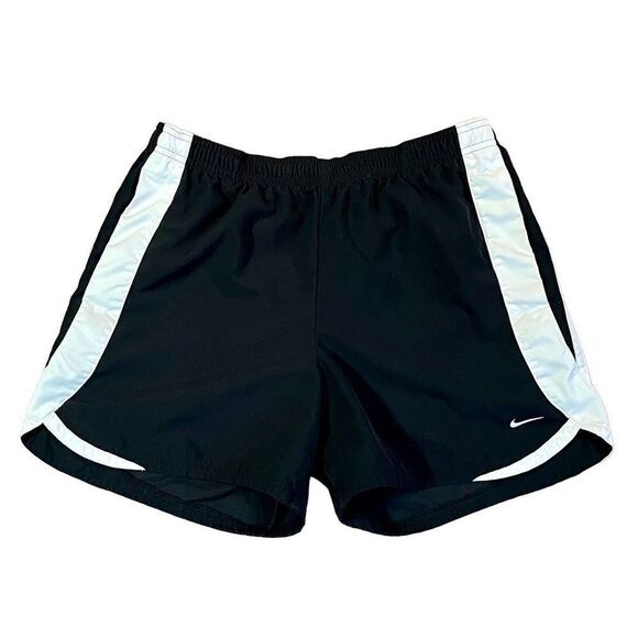 Nike Black White Athletic Pull-on Elastic Shorts Small - Picture 1 of 10